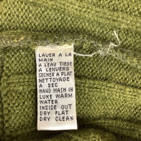 CACHAREL VINTAGE WOOL BLEND GRANDPA SWEATER - Picture 3 of 8